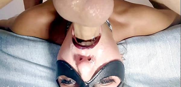  Deep throat extreme destroy throat and creampie oral - RED COMPLETE VIDEO-